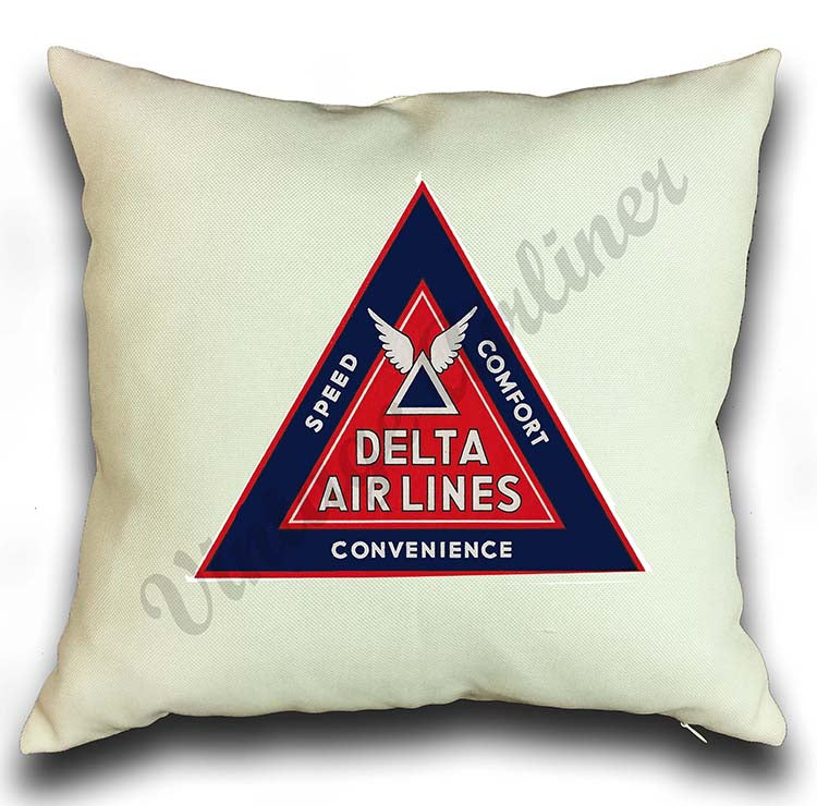 Delta Air Lines Pillow Case Cover