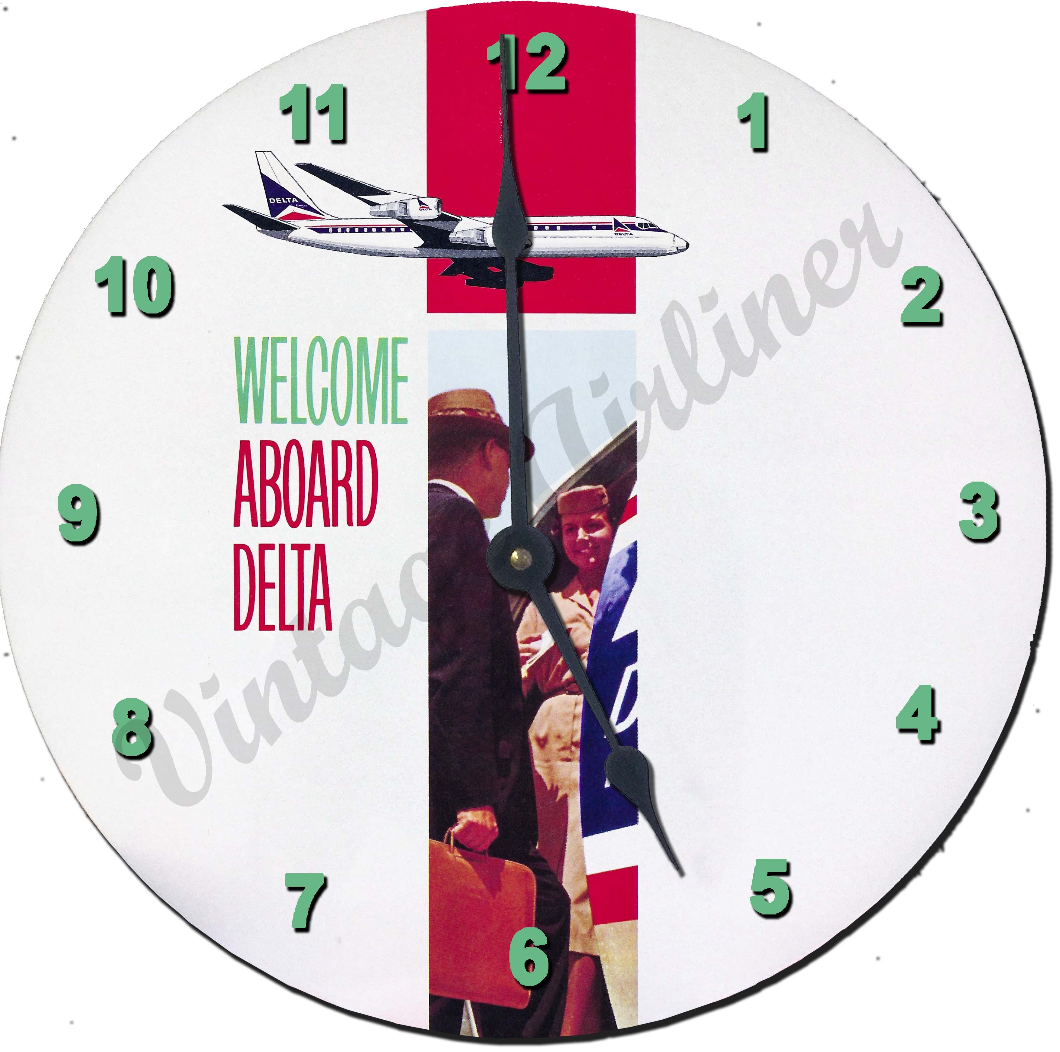 Delta Air Lines Wall Clock