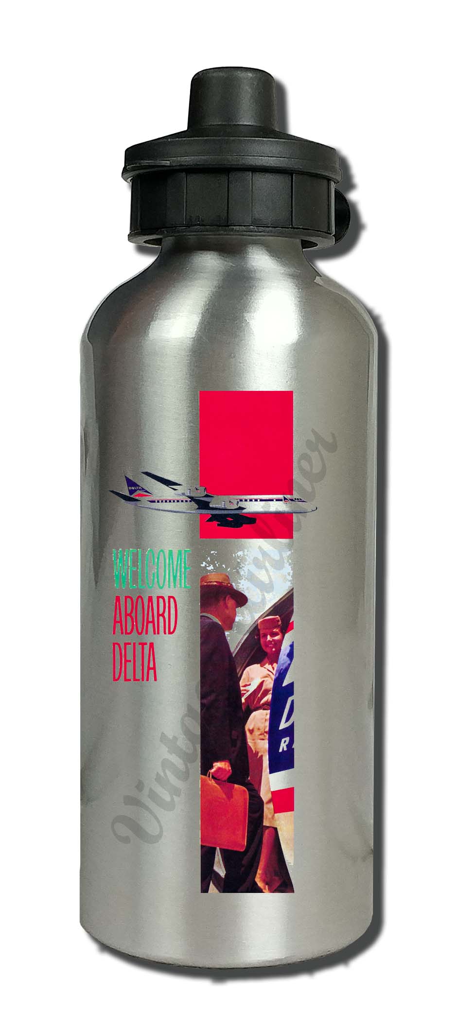 Delta Air Lines Aluminum Water Bottle