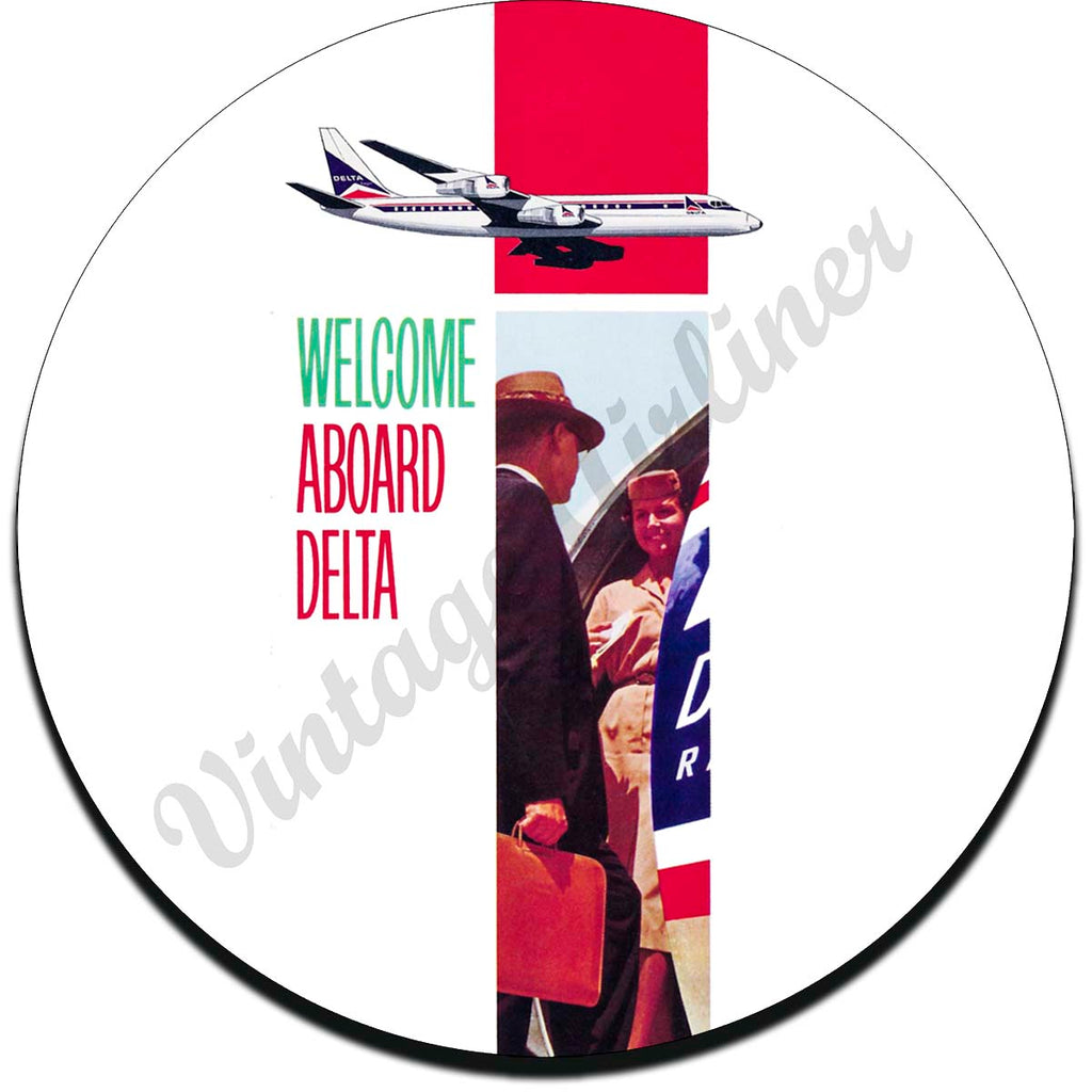 Delta Air Lines Sandstone Coaster