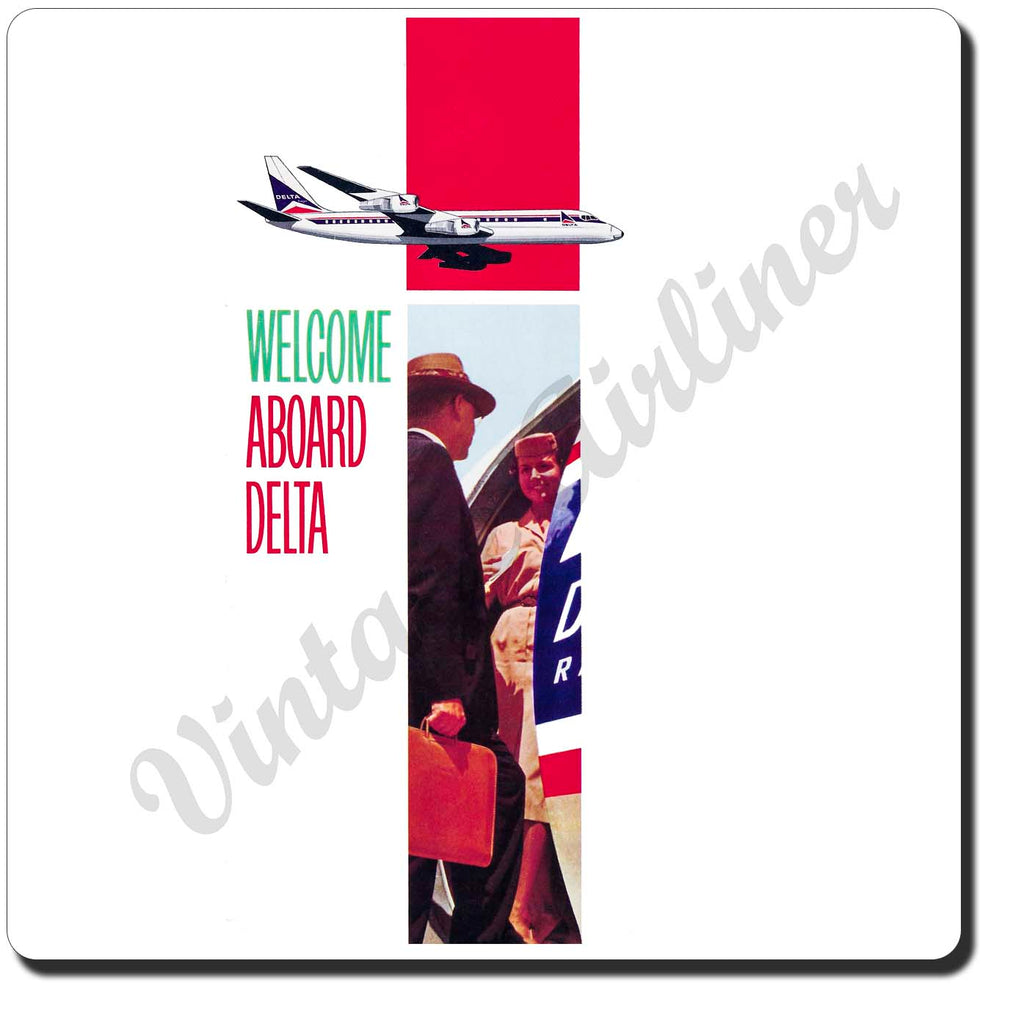 Delta Air Lines Sandstone Coaster
