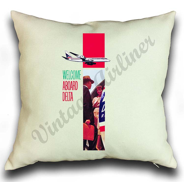 Delta Air Lines Pillow Case Cover