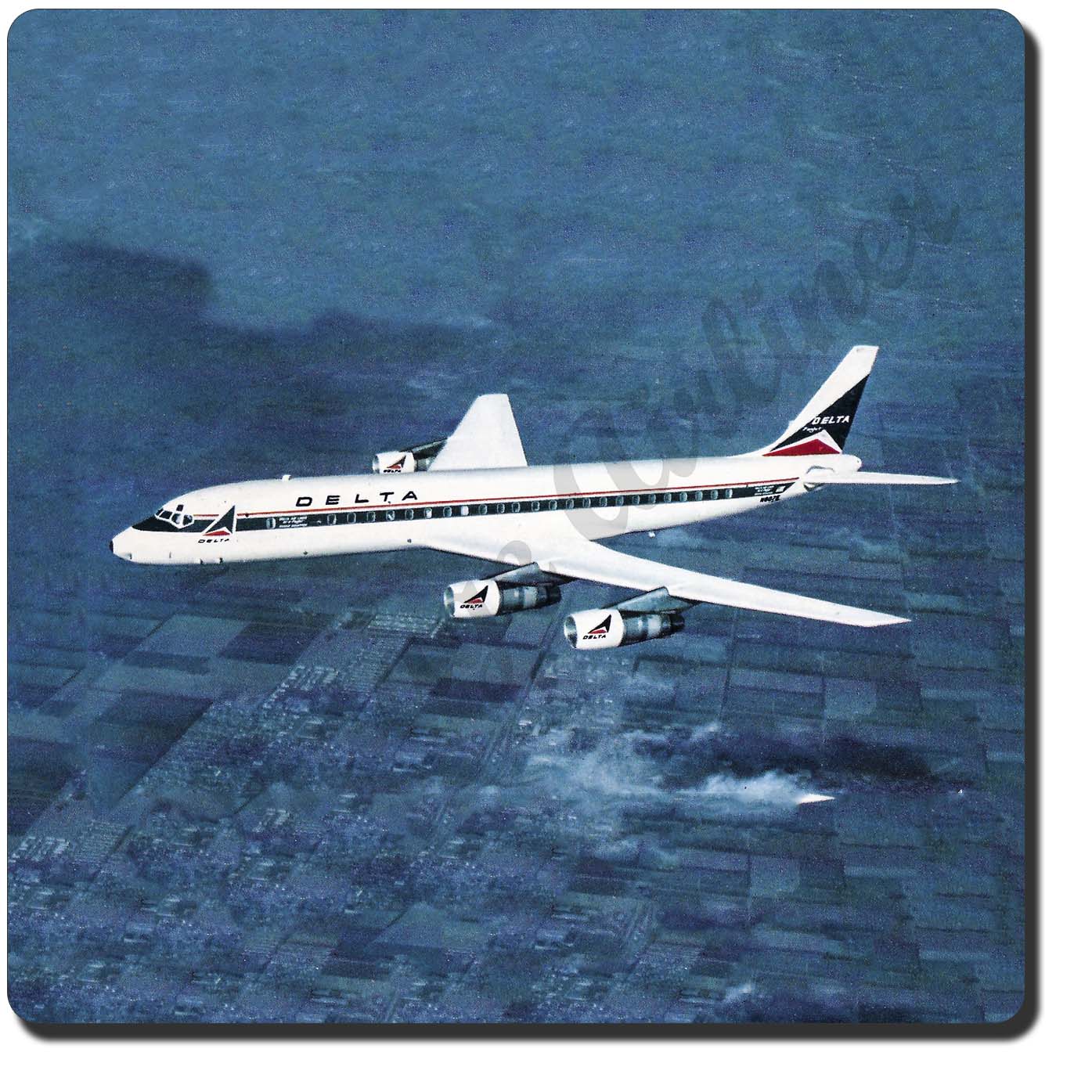 Delta Air Lines Sandstone Coaster