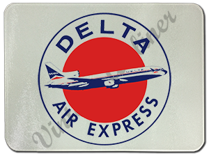 Delta Air Lines Delta Express Bag Sticker Glass Cutting Board