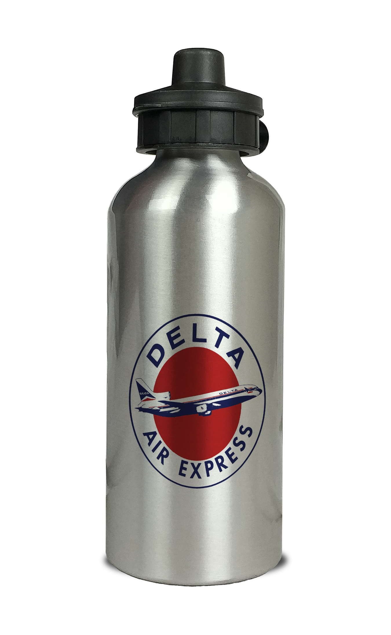 Delta Air Lines Air Express Aluminum Water Bottle