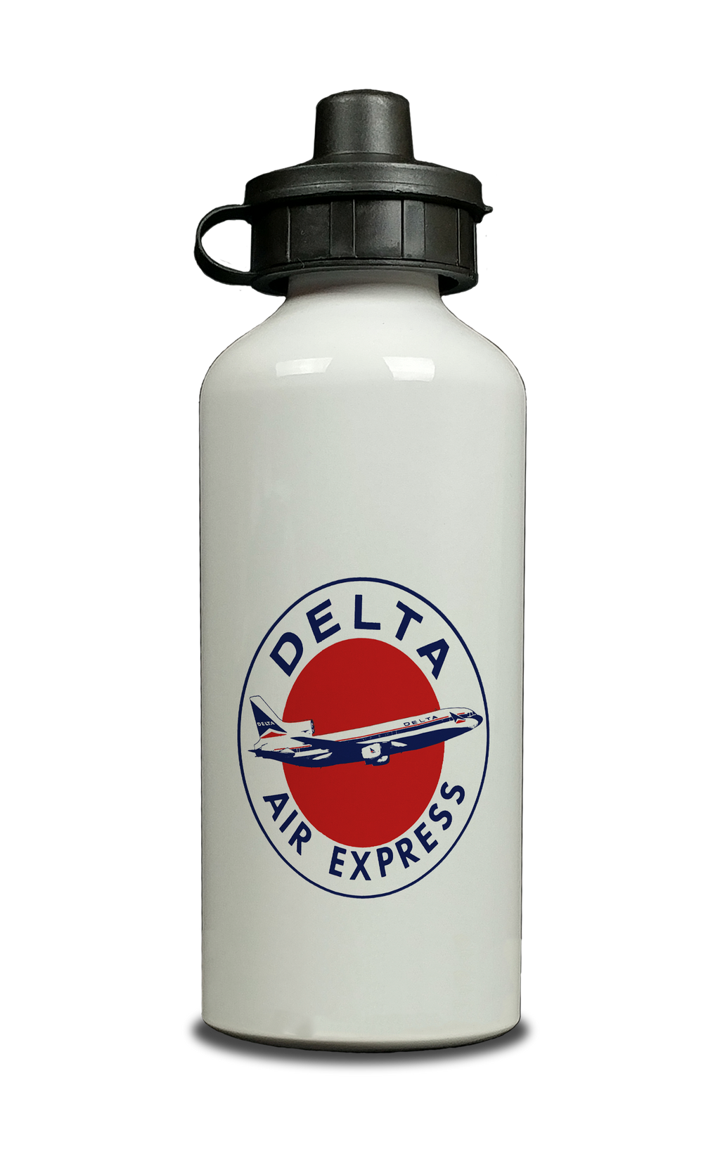Delta Air Lines Air Express Aluminum Water Bottle