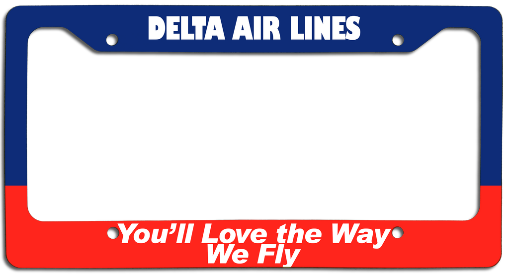 Delta Air Lines - You'll Love the Way We Fly - License Plate Frame