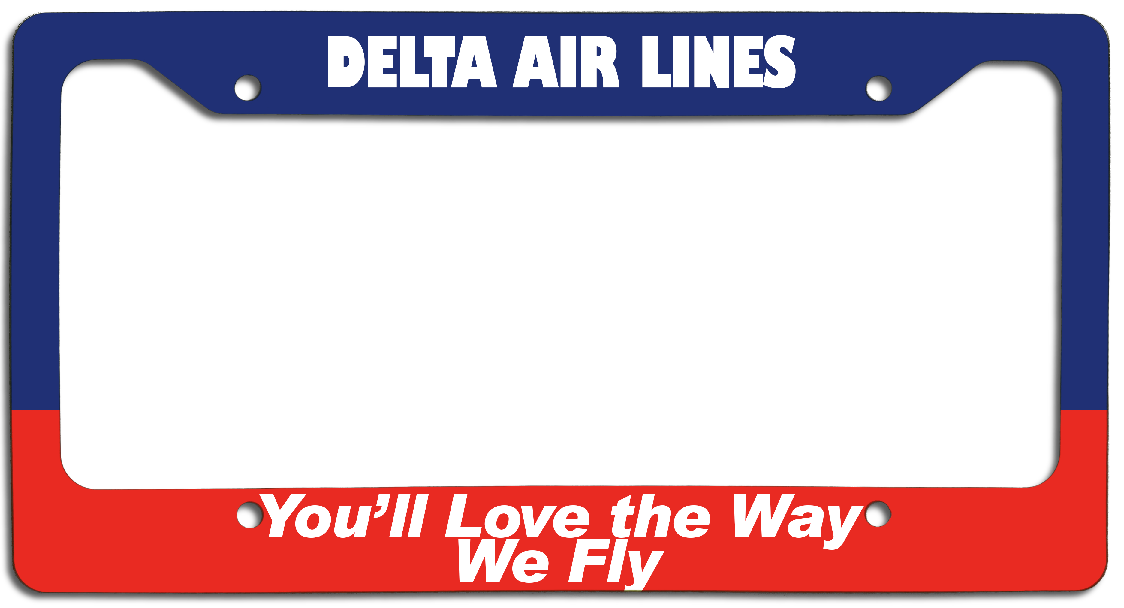 Delta Air Lines - You'll Love the Way We Fly - License Plate Frame
