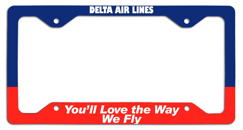 Delta Air Lines - You'll Love the Way We Fly - License Plate Frame