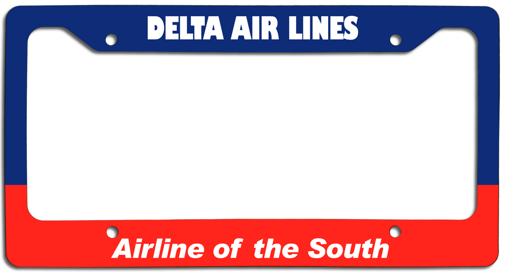 Delta Air Lines - Airline of the South - License Plate Frame