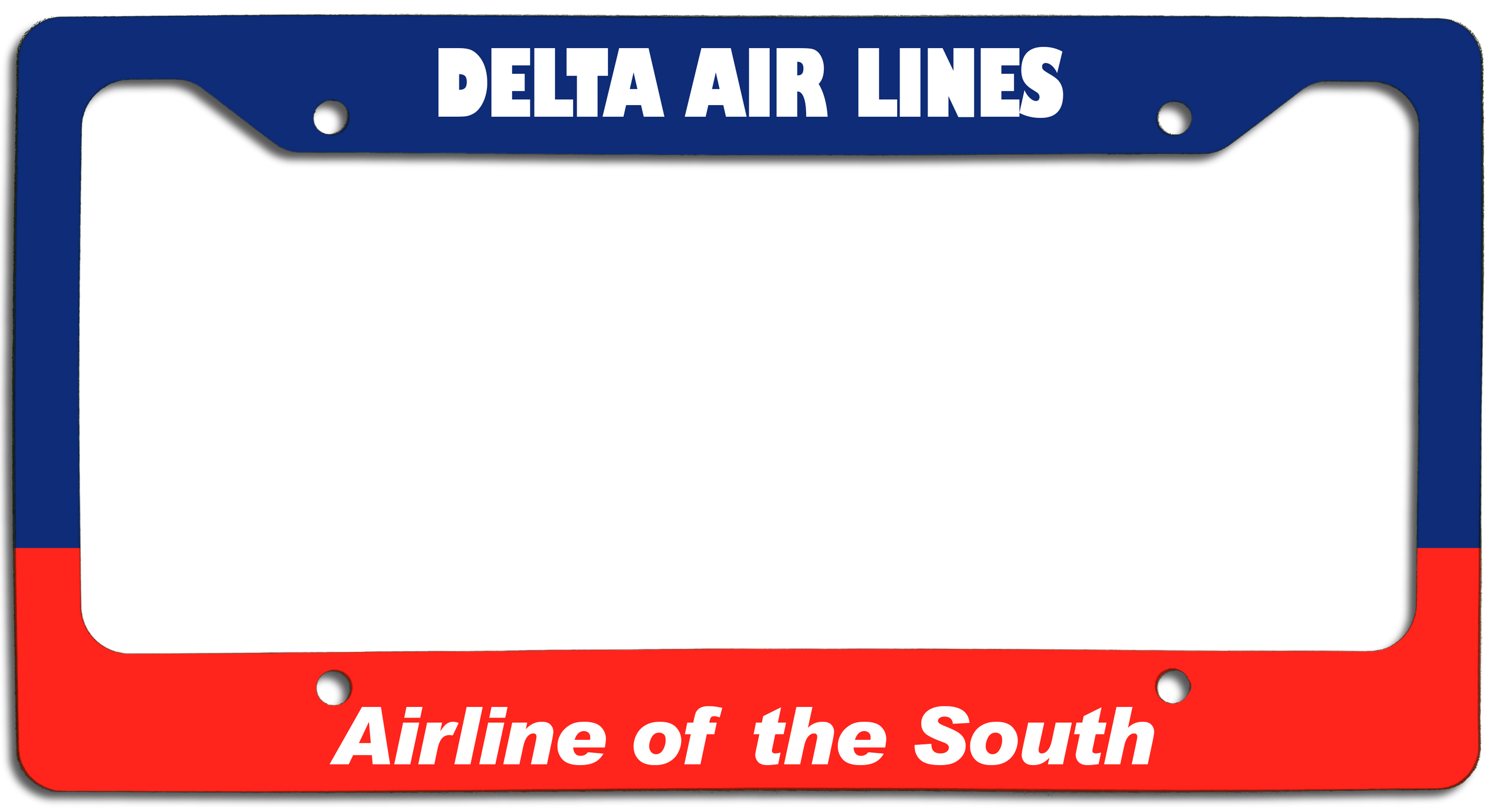 Delta Air Lines - Airline of the South - License Plate Frame