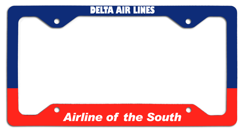 Delta Air Lines - Airline of the South - License Plate Frame