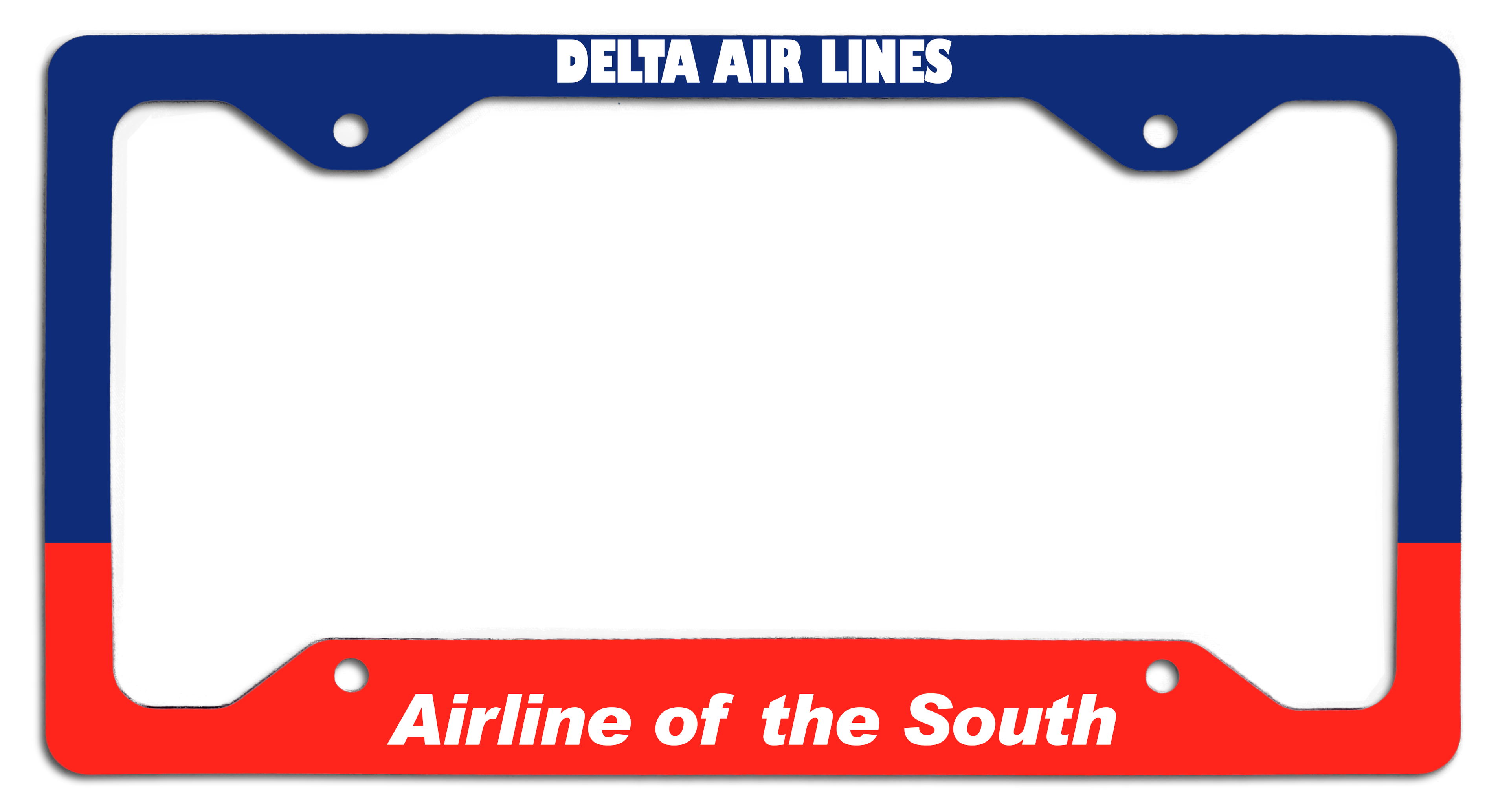 Delta Air Lines - Airline of the South - License Plate Frame