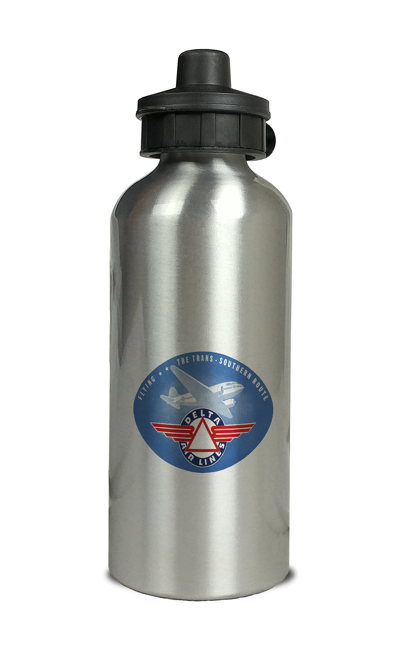 Delta Air Lines Vintage 1930's Aluminum Water Bottle