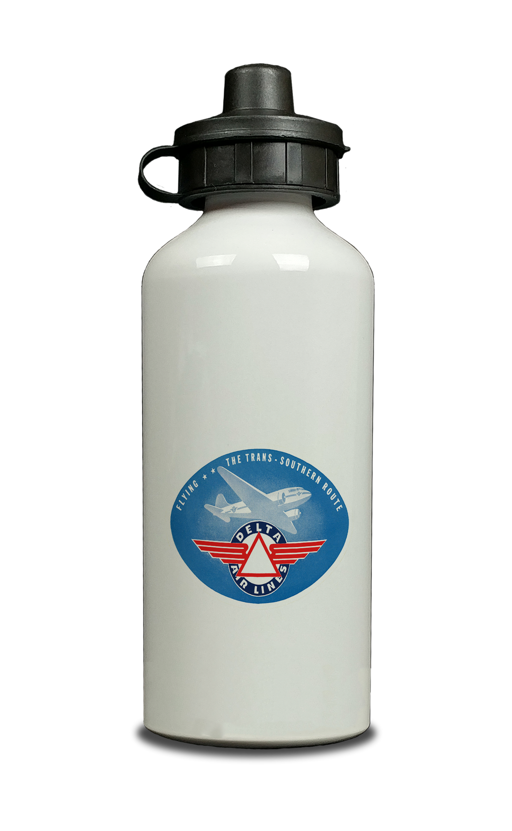 Delta Air Lines Vintage 1930's Aluminum Water Bottle