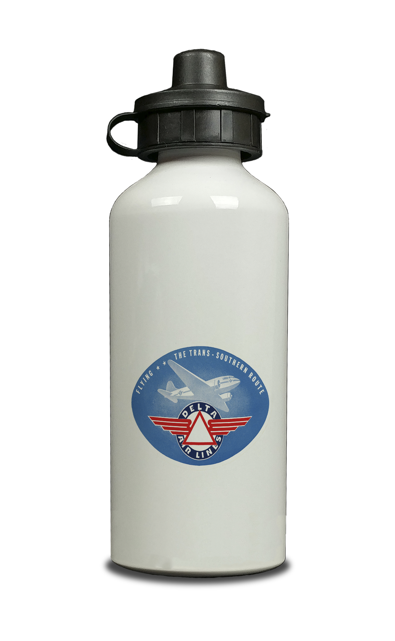 Delta Air Lines Vintage 1930's Aluminum Water Bottle