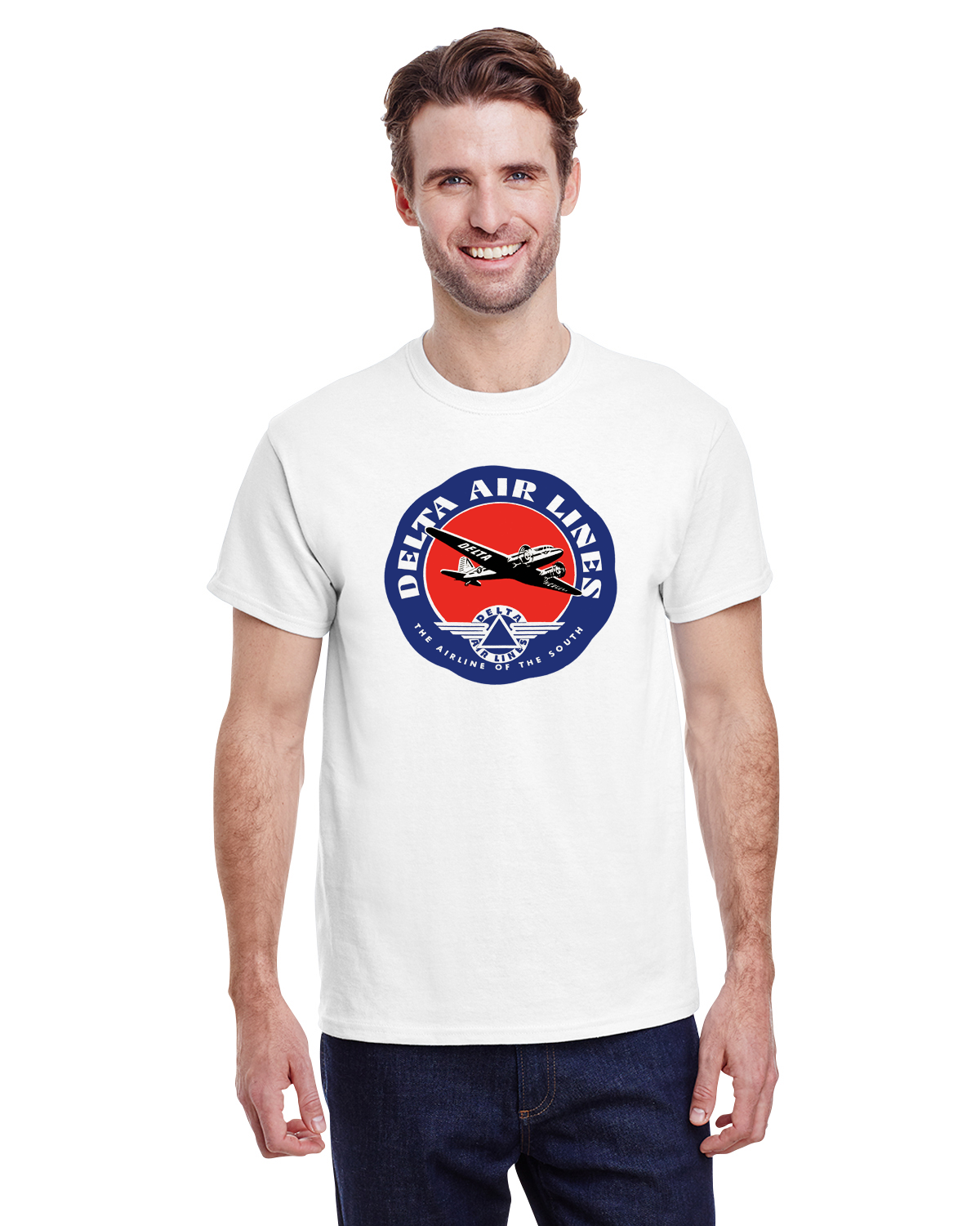 Delta Air Lines 1940's Bag Sticker T-shirt