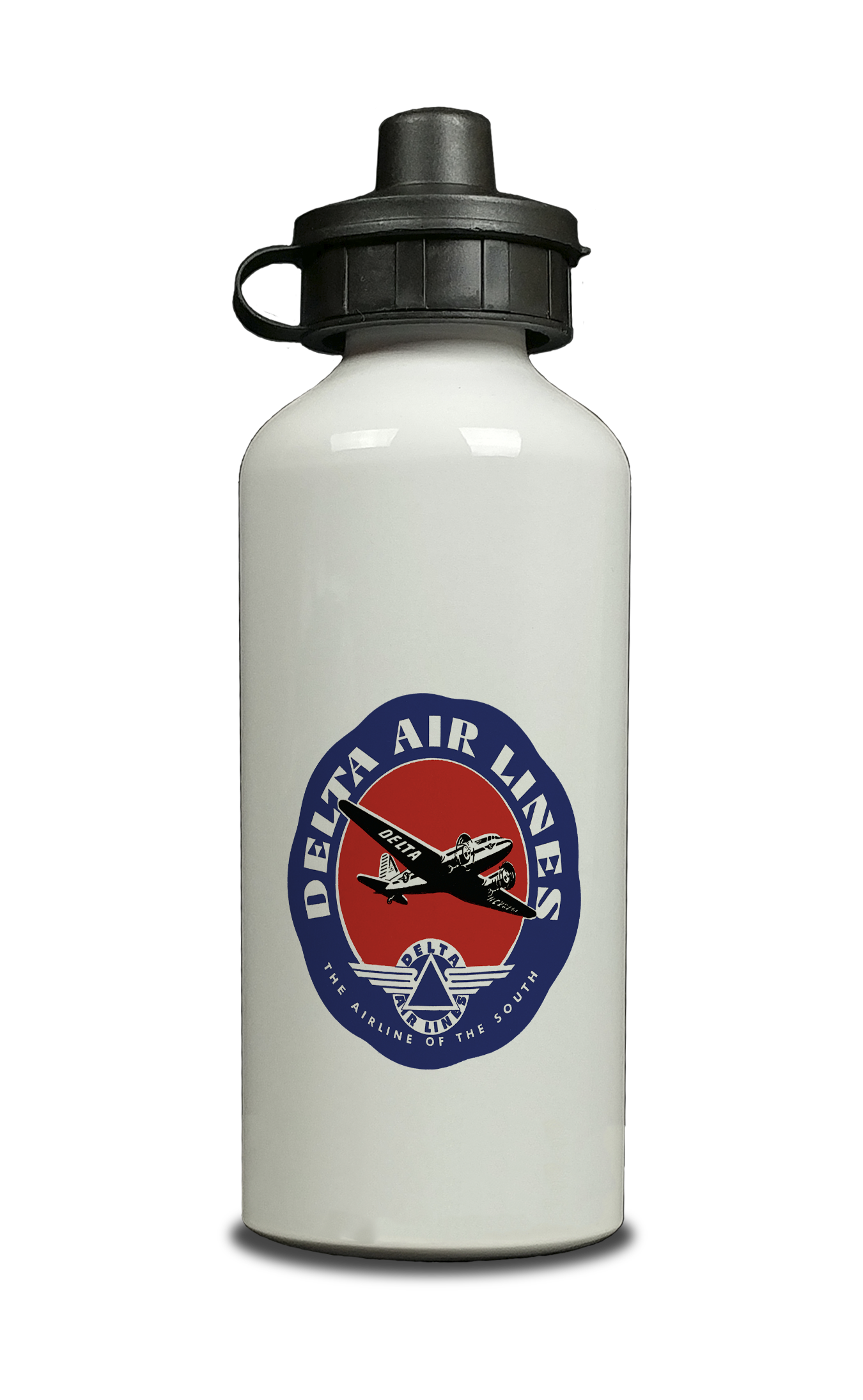 Delta Air Lines Vintage 1940's Airline of the South Aluminum Water Bottle