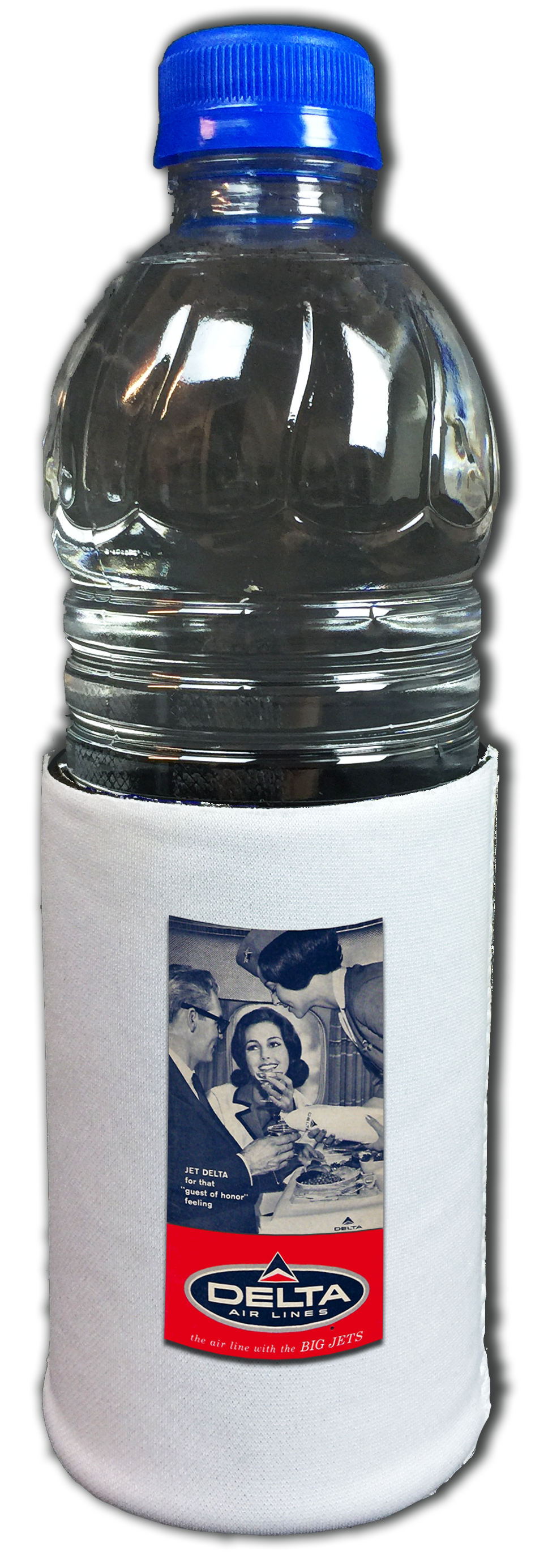 Delta Air Lines "Guest Of Honor" Vintage Travel Poster Beverage Wrap