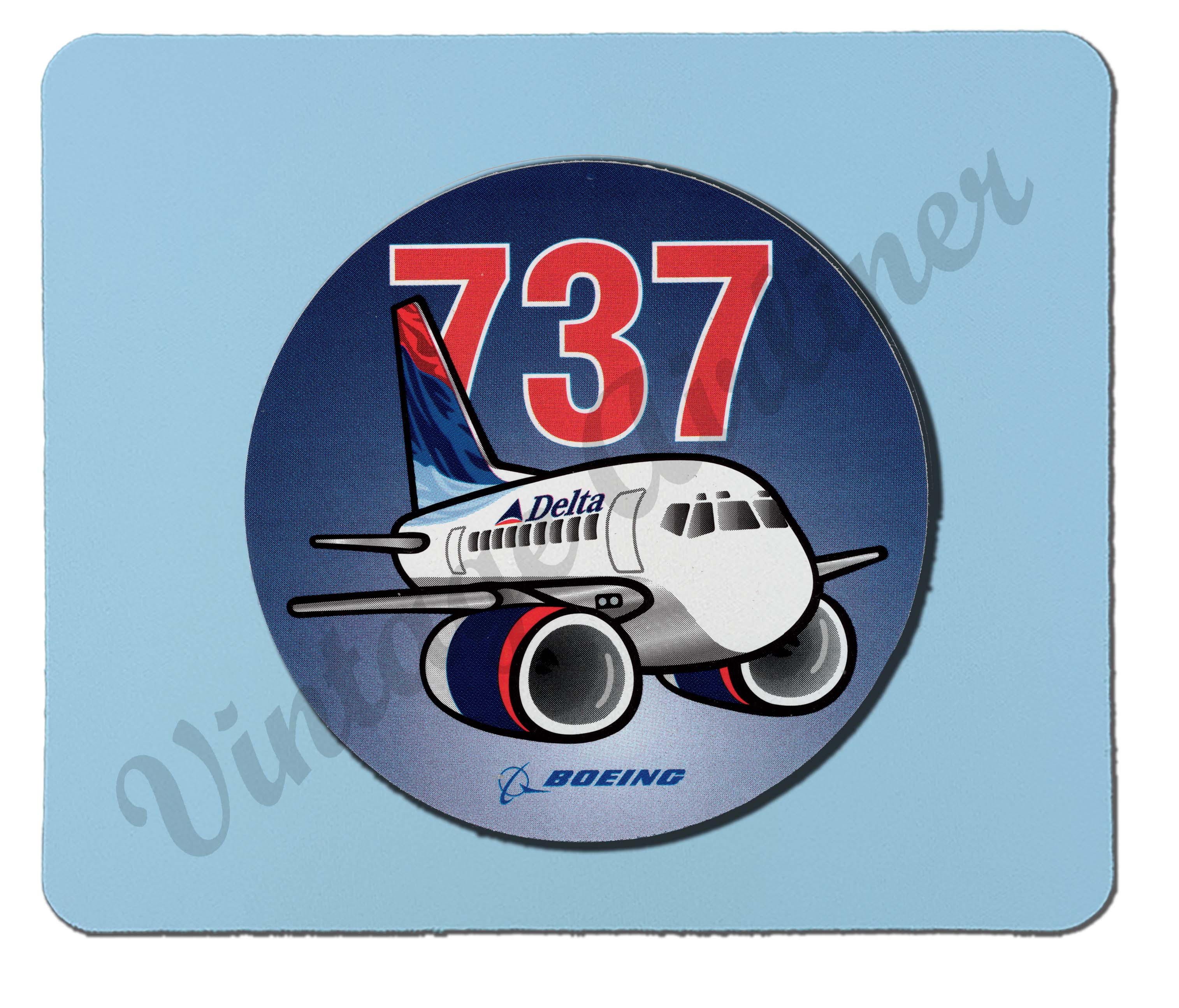 Delta Vintage 737 Mousepad