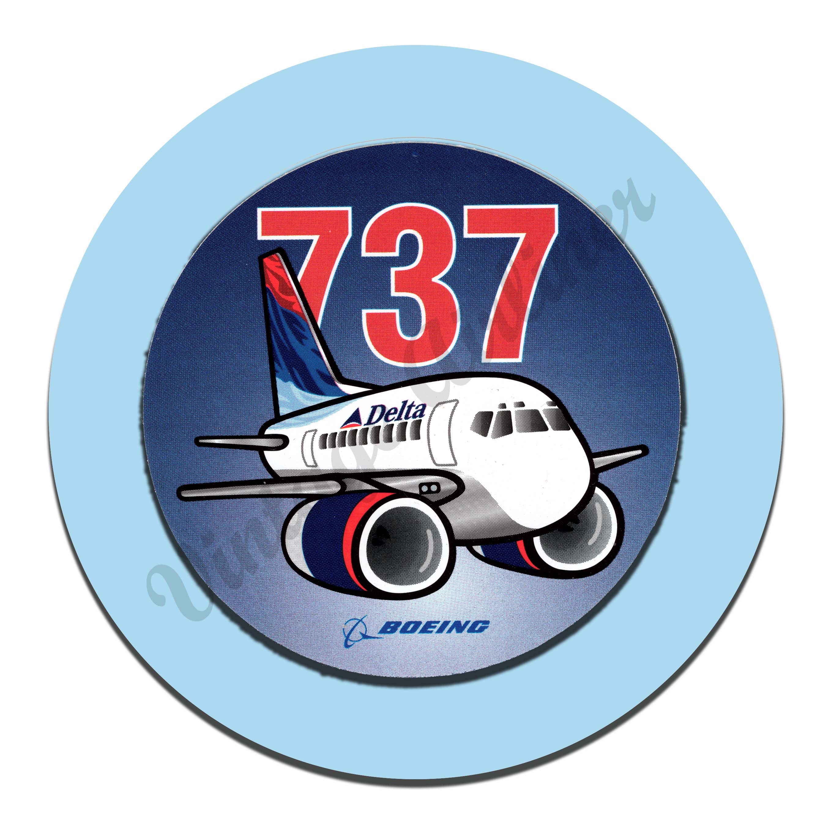 Delta Vintage 737 Mousepad