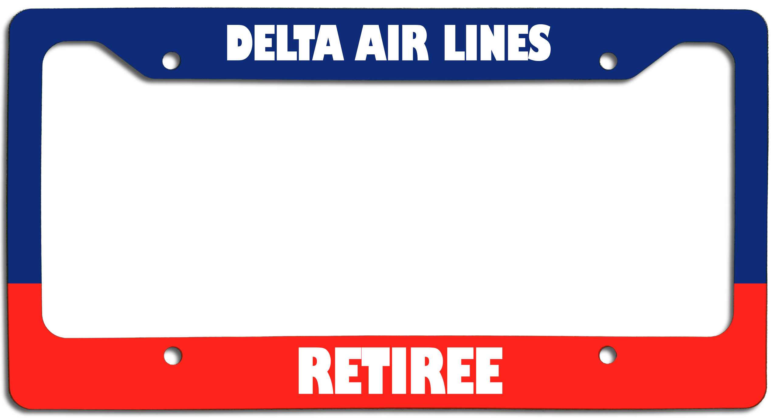 Delta Air Lines - Retiree - License Plate Frame