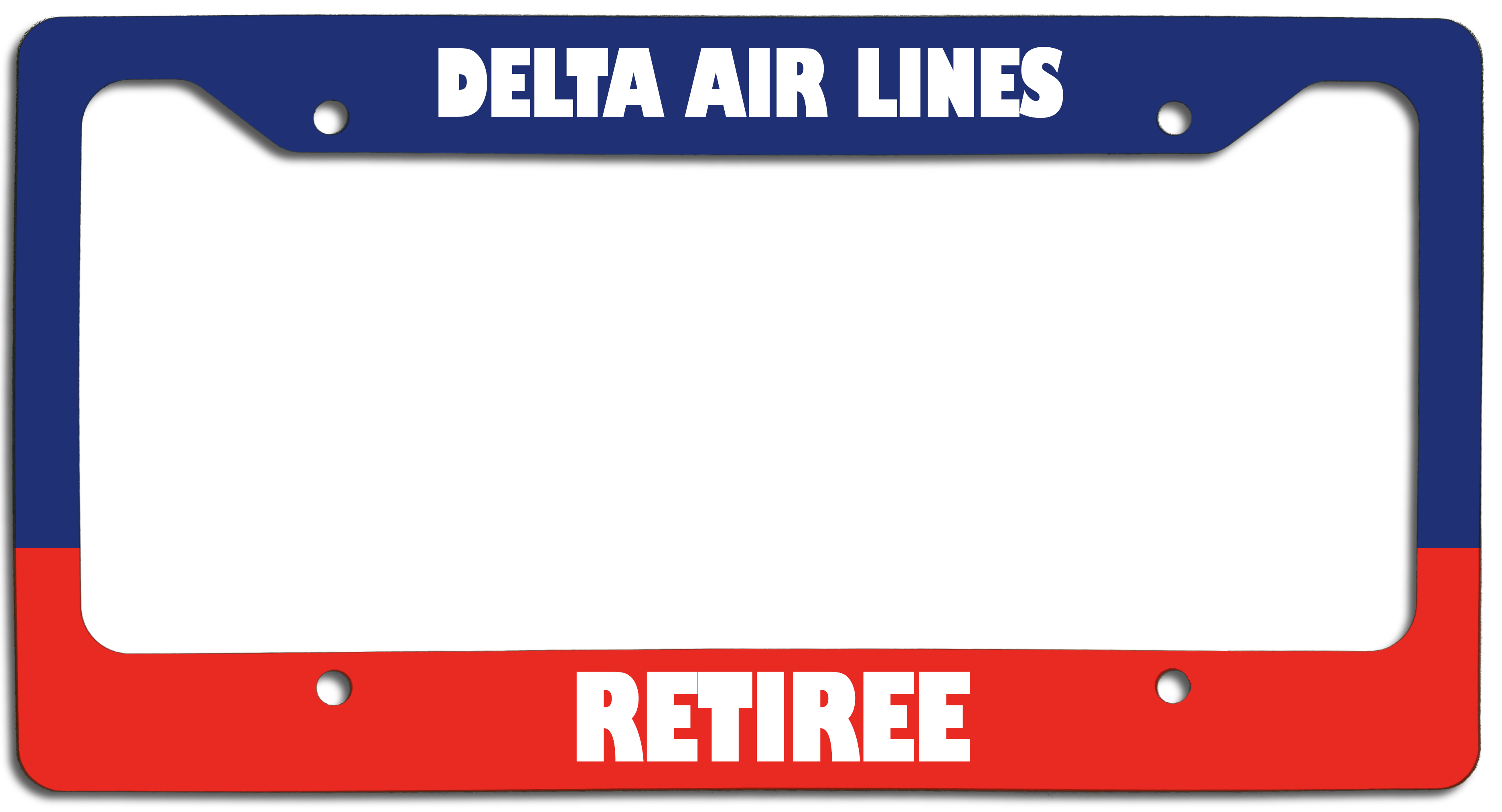 Delta Air Lines - Retiree - License Plate Frame