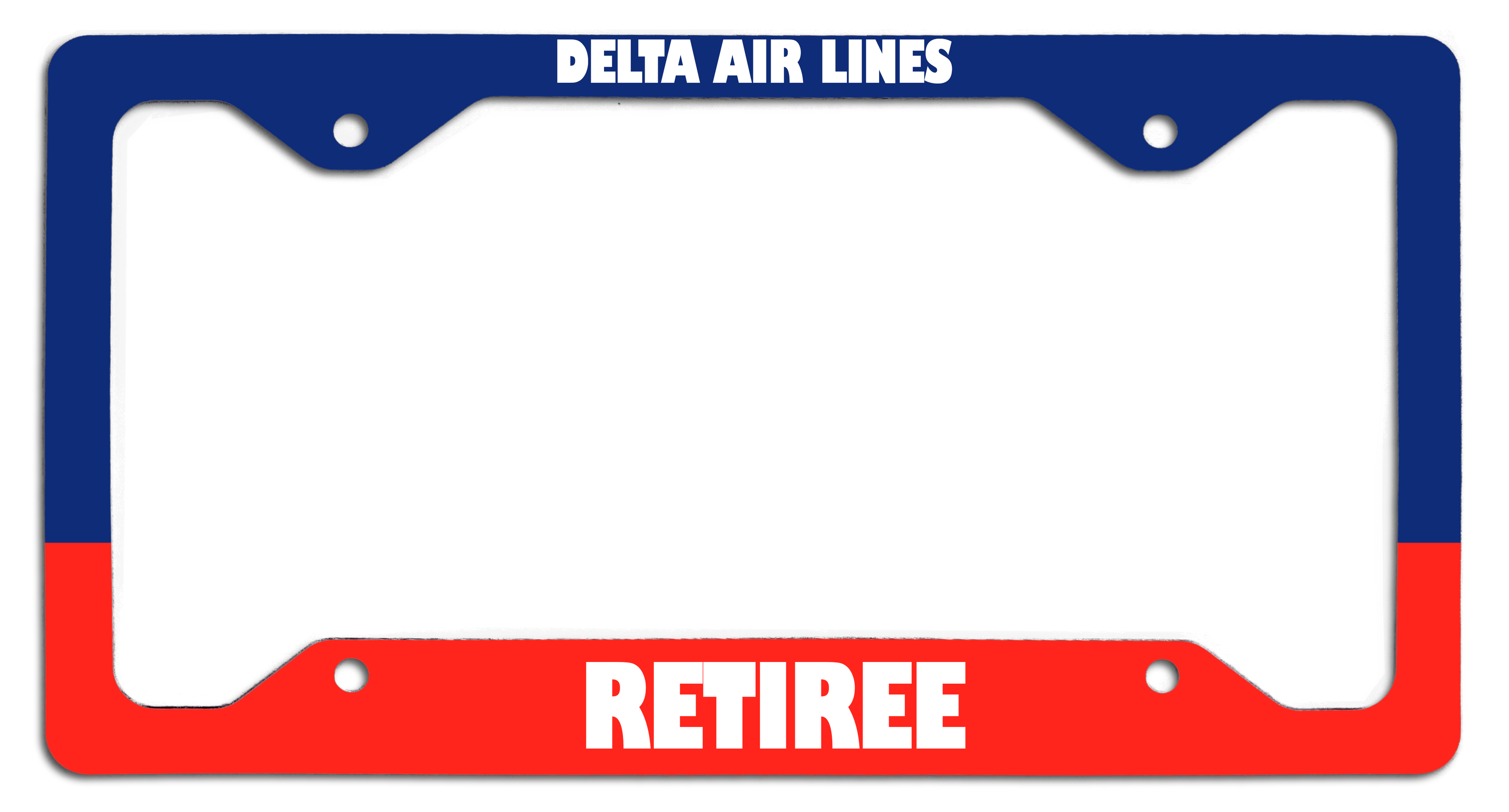 Delta Air Lines - Retiree - License Plate Frame