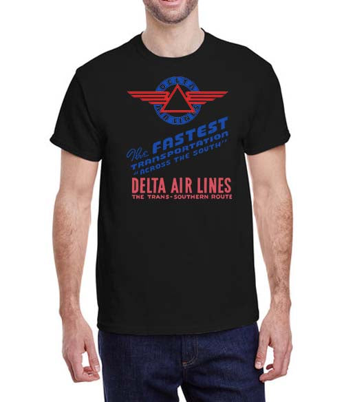 Delta Air Lines - The Fastest Transportation - T-Shirt