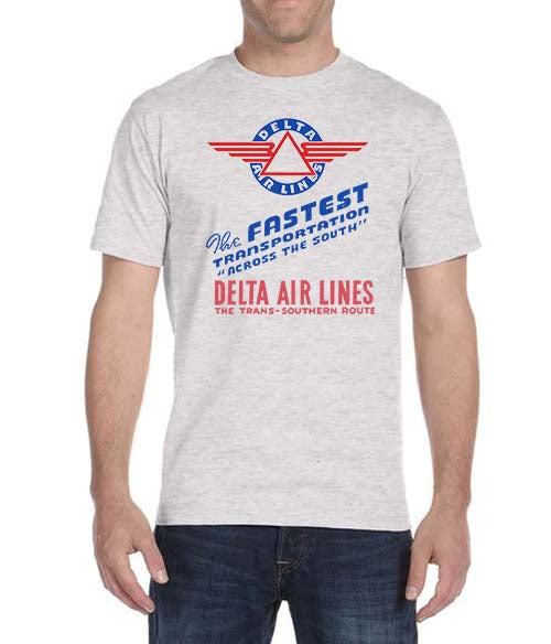 Delta Air Lines - The Fastest Transportation - T-Shirt