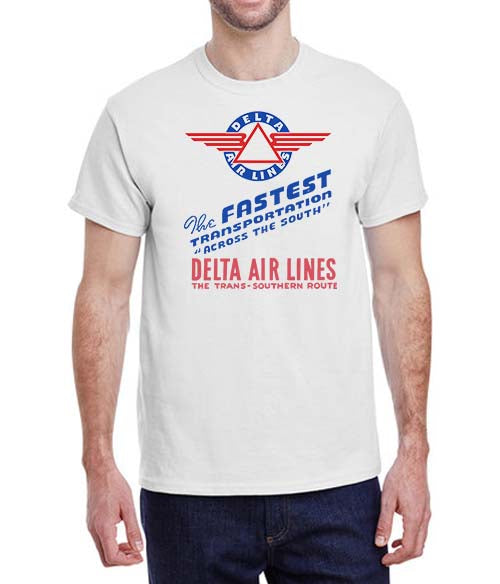 Delta Air Lines - The Fastest Transportation - T-Shirt