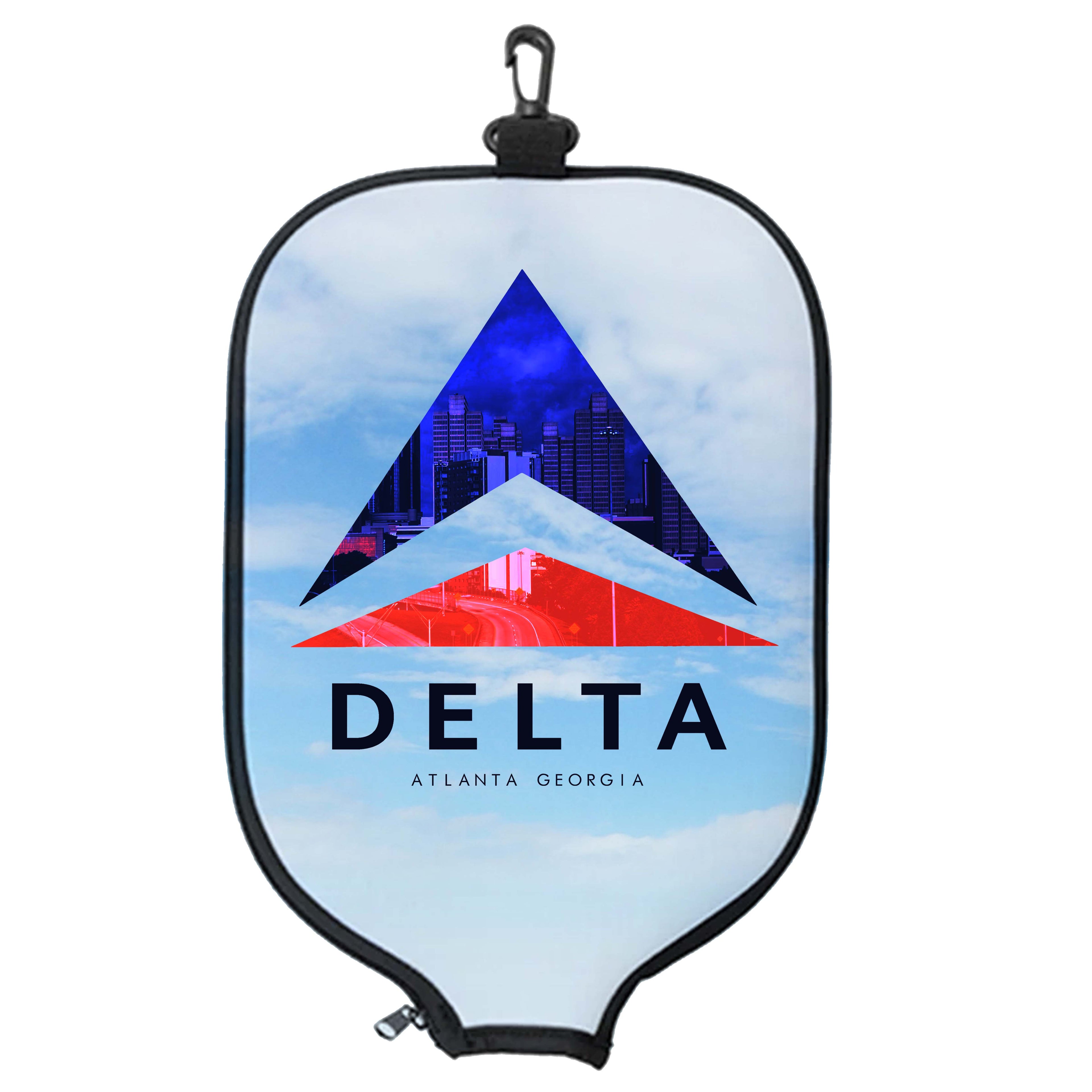 Delta Air Lines Orgin City View - Pickleball Paddle Cover