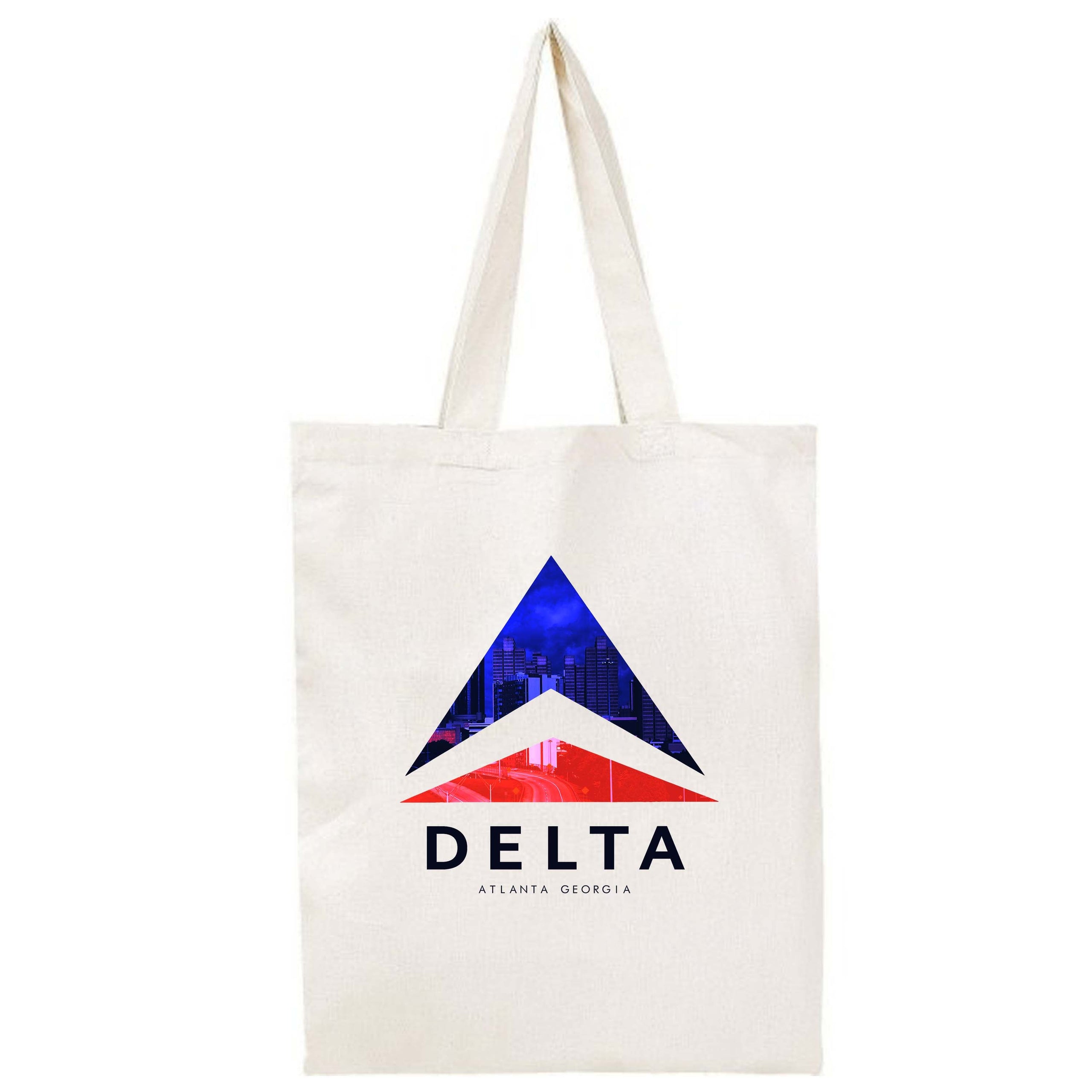 Delta Air Lines City View - Atlanta Georgia - Tote Bag