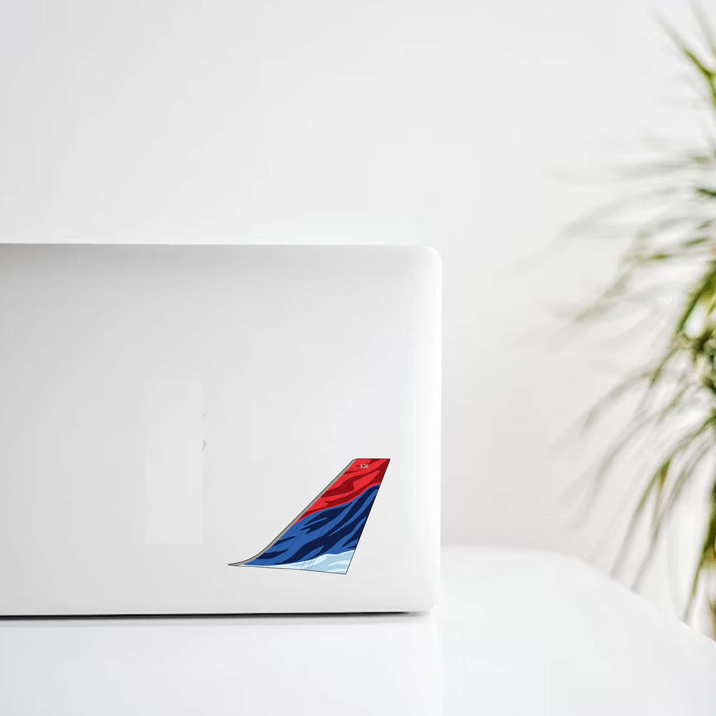 Delta Air Lines Colors In Motion Tail Decal Stickers