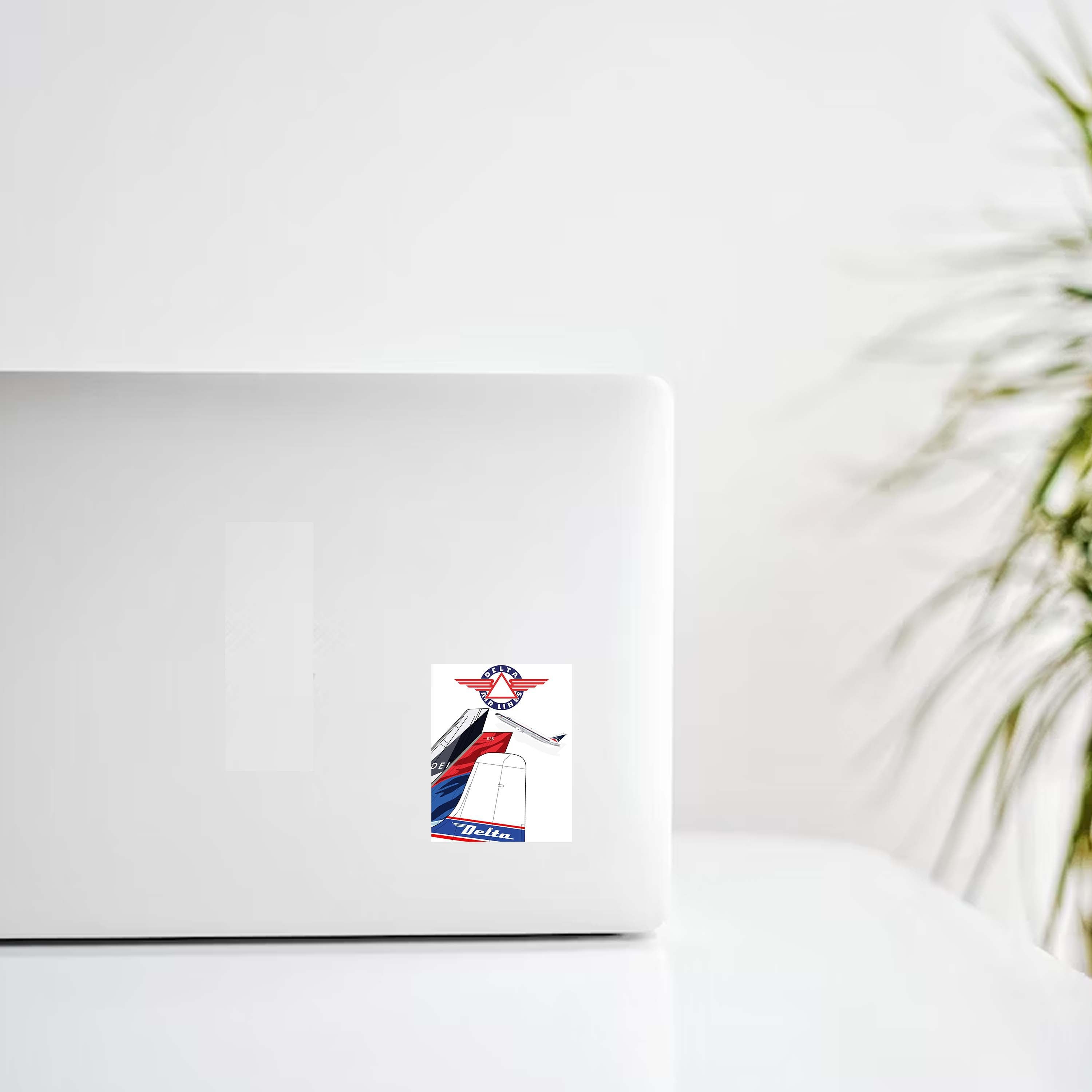 Delta Historical Livery Tails Design Decal Stickers