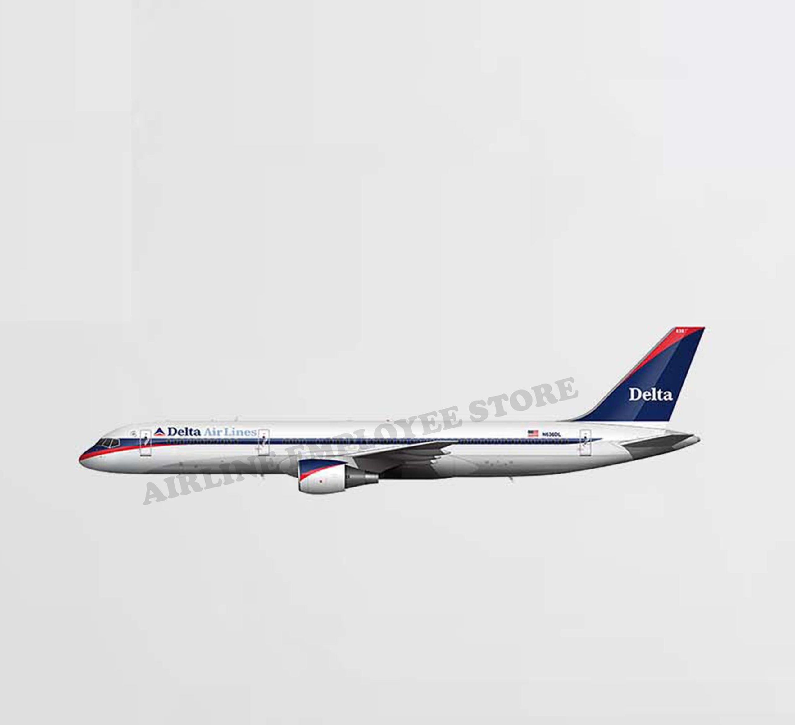 Delta Ron Allen Livery Decal Stickers