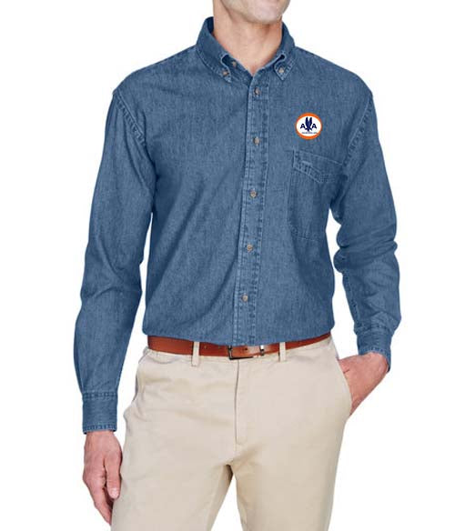 AA 1962 Left Chest Long Sleeve Denim Shirt