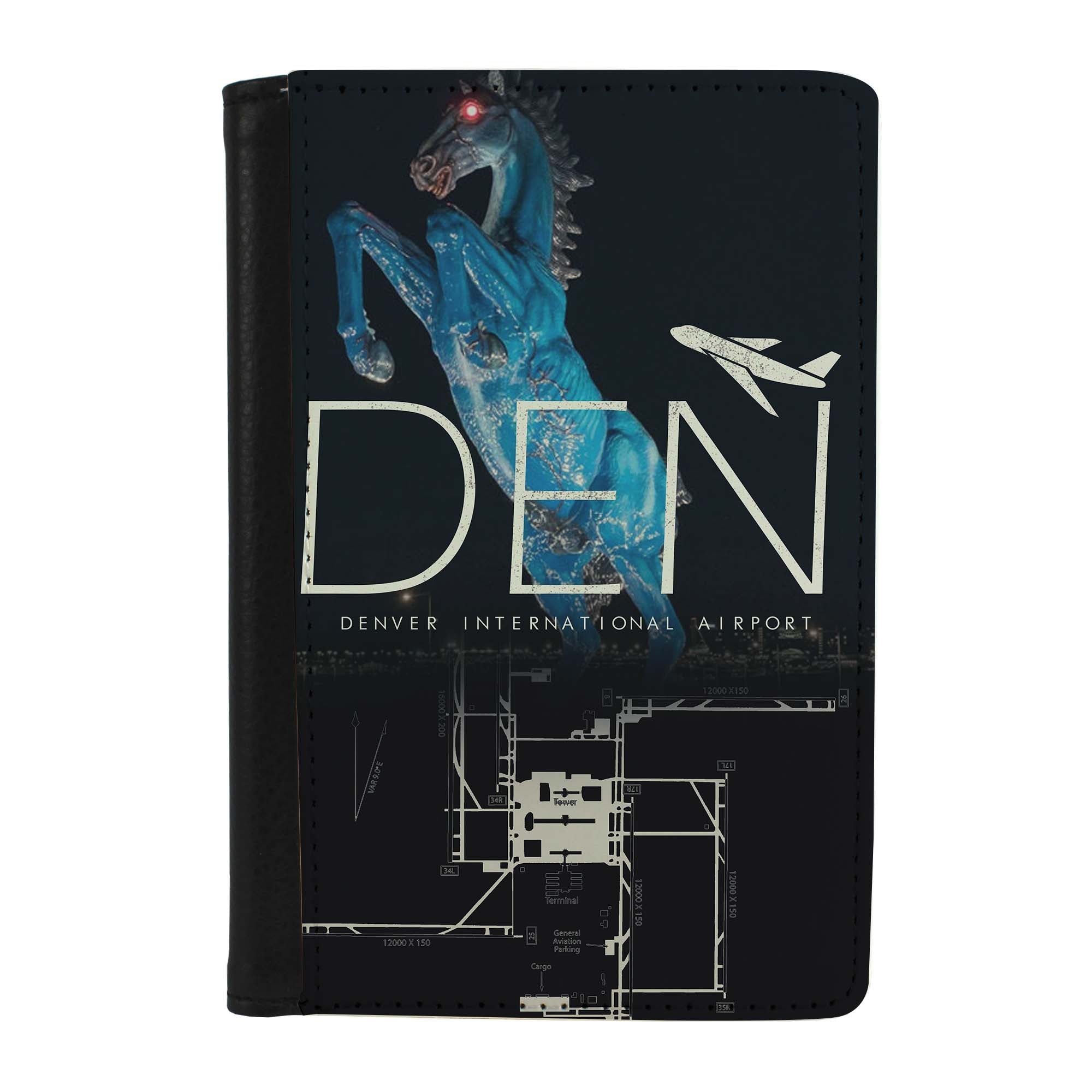 Destination Boarding Ticket - Denver - Passport Case
