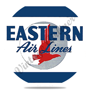 Eastern Air Lines Vintage Logo Round Sandstone Coaster
