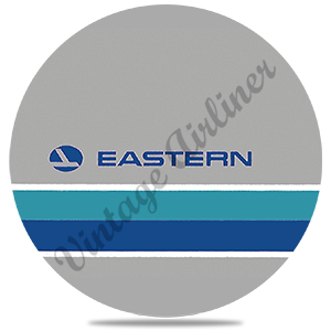 Eastern Air Lines 1980's Ticket Jacket Round Sandstone Coaster