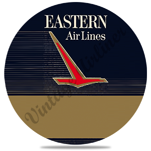 Eastern Air Lines Vintage Image Round Sandstone Coaster