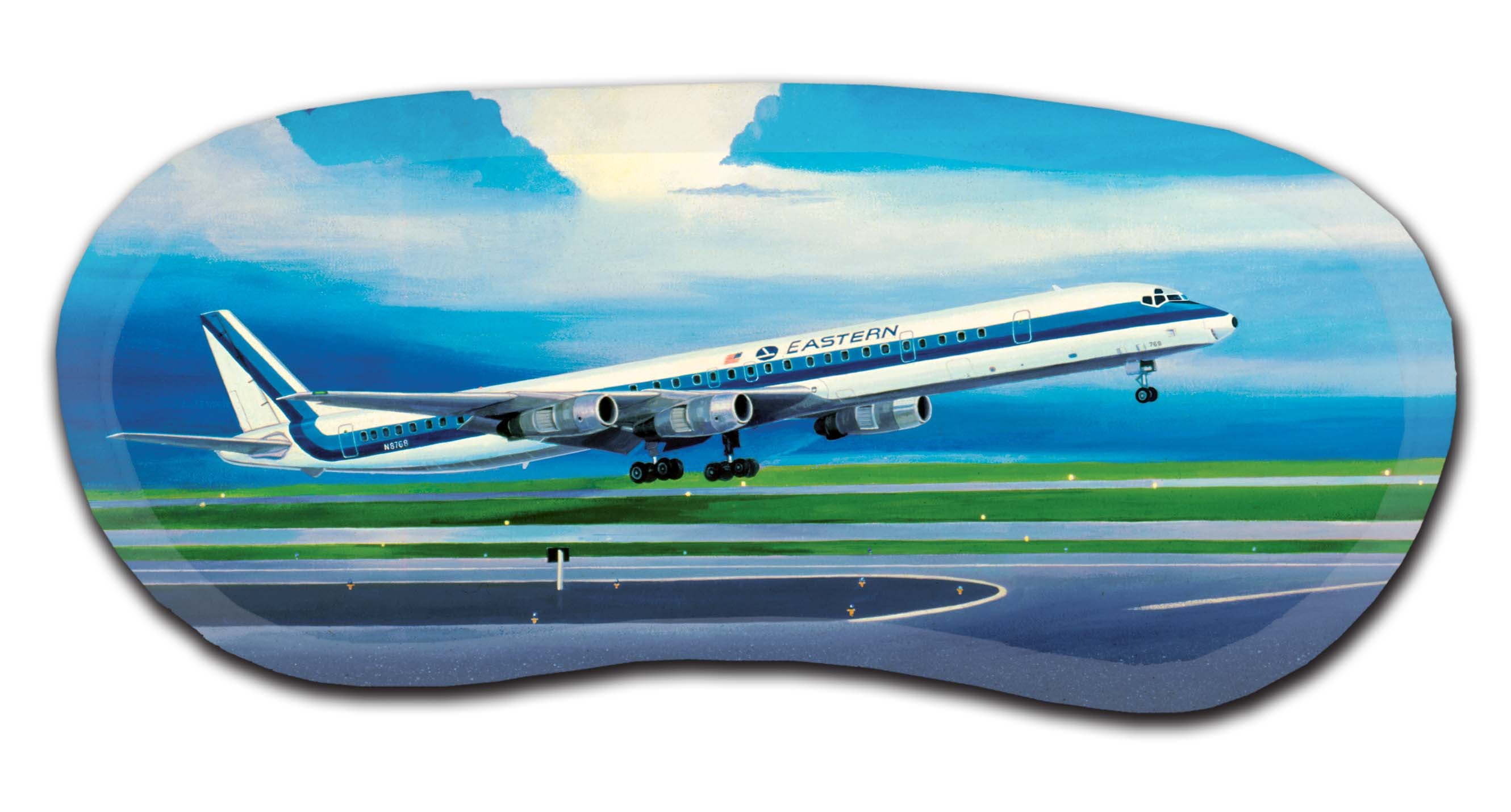 Eastern Air Lines DC8 by Rick Broome Sleep Mask