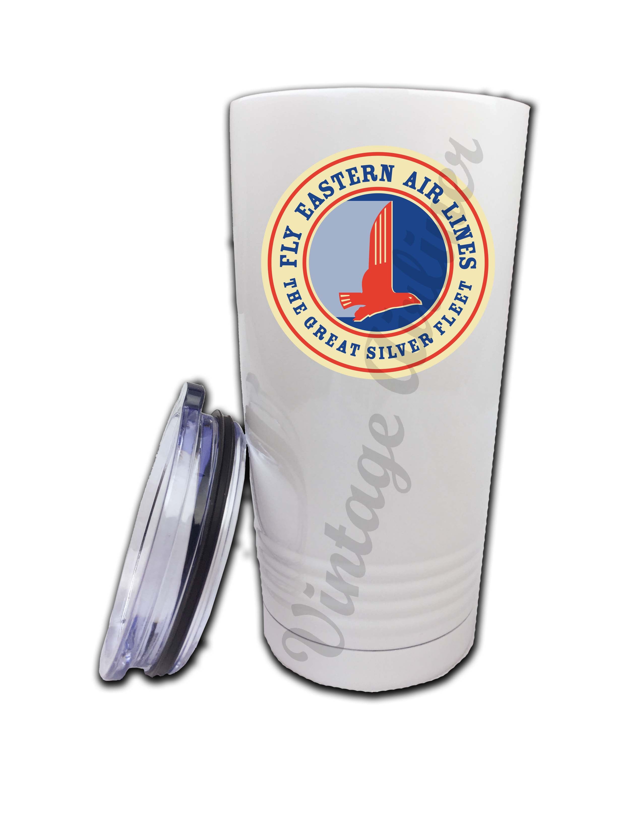 Eastern Air Lines 1940's Vintage Bag Sticker Tumbler