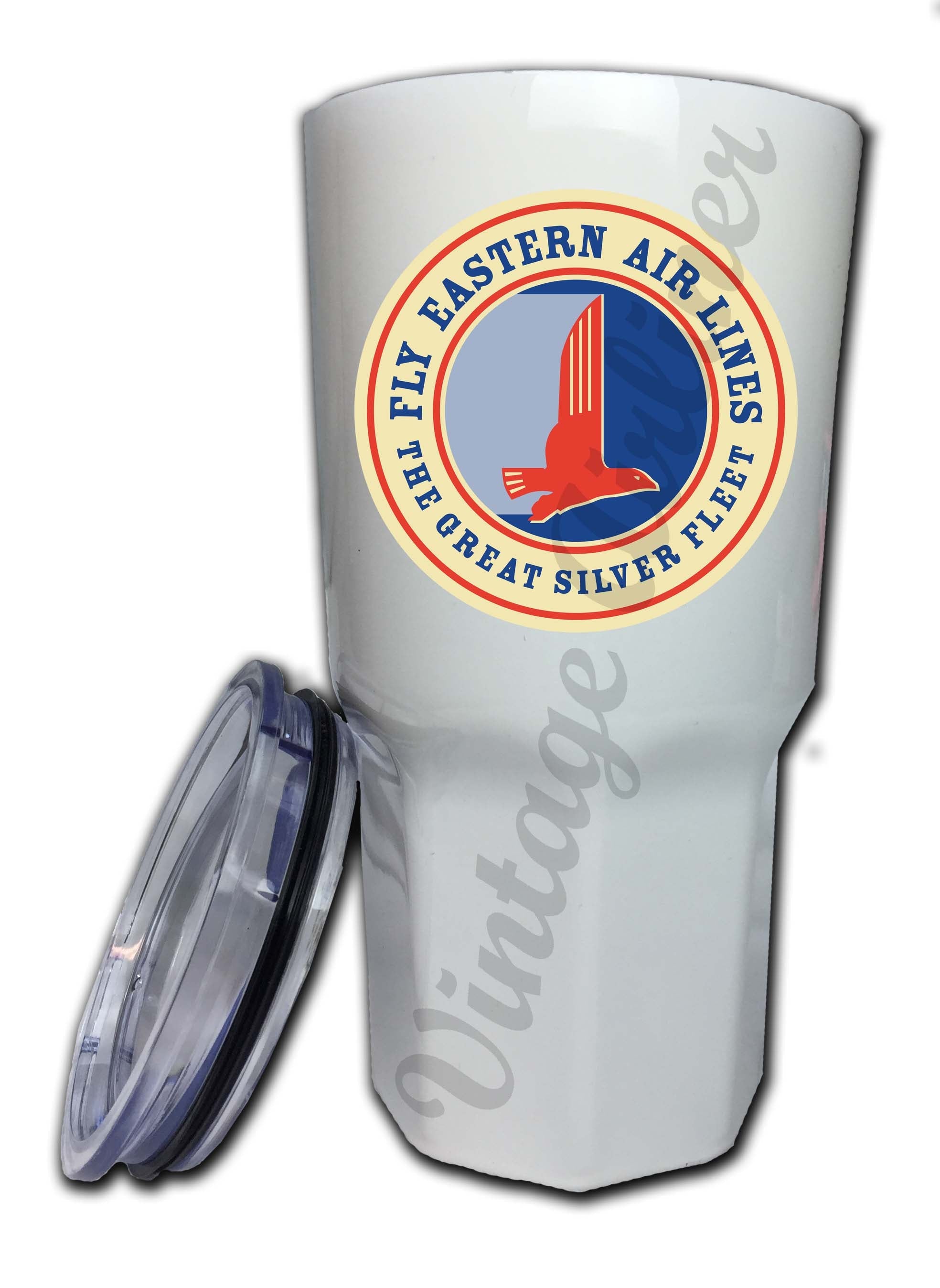 Eastern Air Lines 1940's Vintage Bag Sticker Tumbler