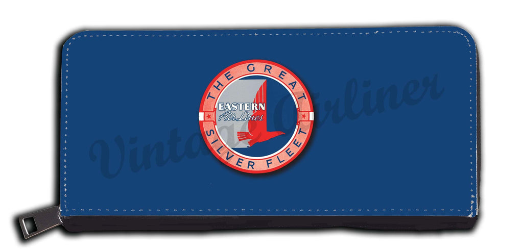Eastern Air Lines 1940's Great Silver Fleet Vintage Bag Tag Wallet