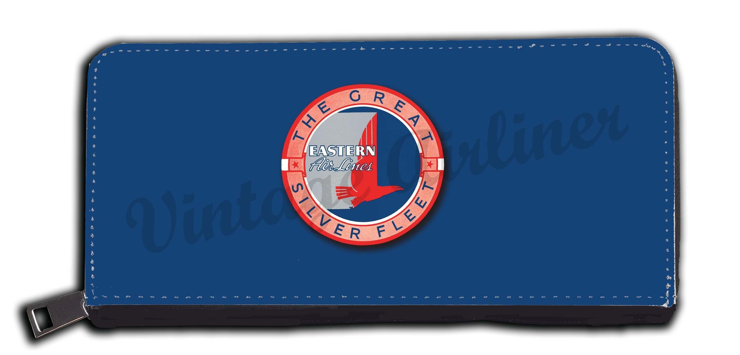 Eastern Air Lines 1940's Great Silver Fleet Vintage Bag Tag Wallet