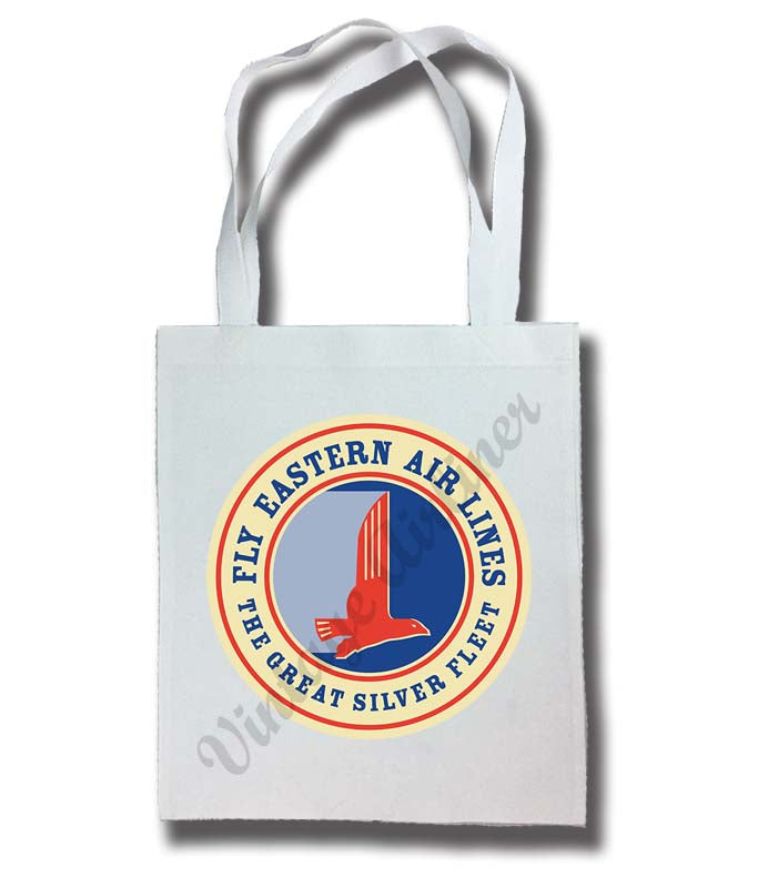 Eastern Air Lines Great Silver Fleet 1940's Vintage Tote Bag