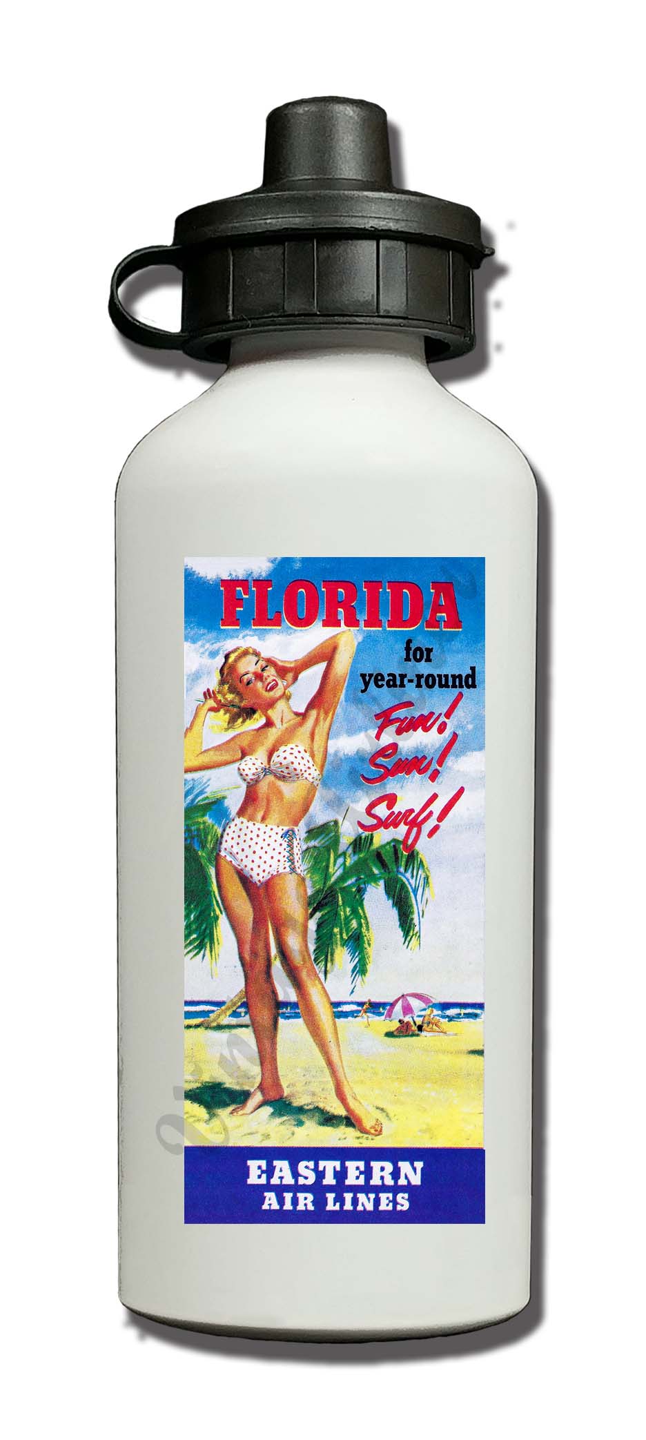 Eastern Air Lines Vintage Aluminum Water Bottle