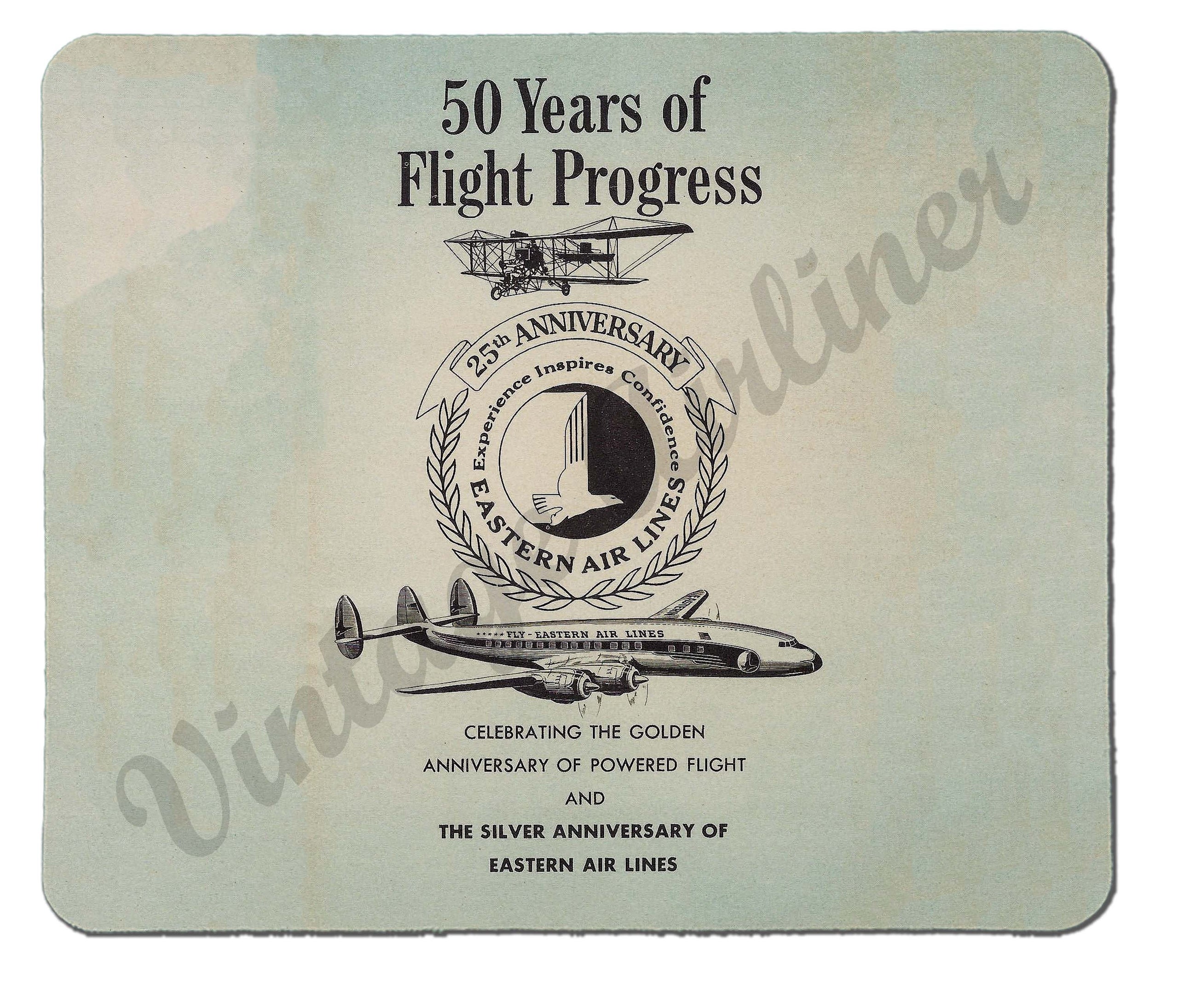 Eastern Air Lines 50 Years Vintage Mousepad