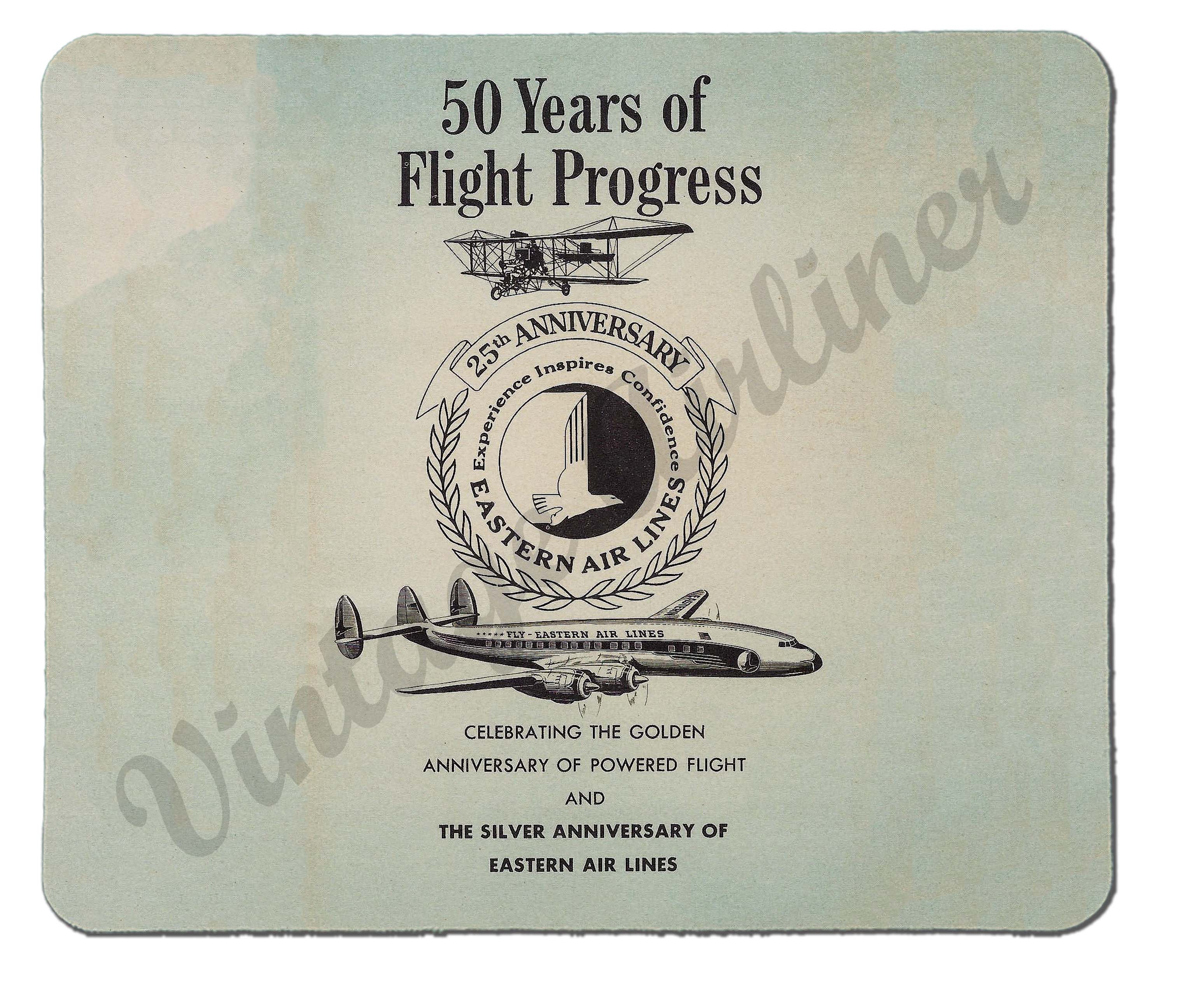 Eastern Air Lines 50 Years Vintage Mousepad